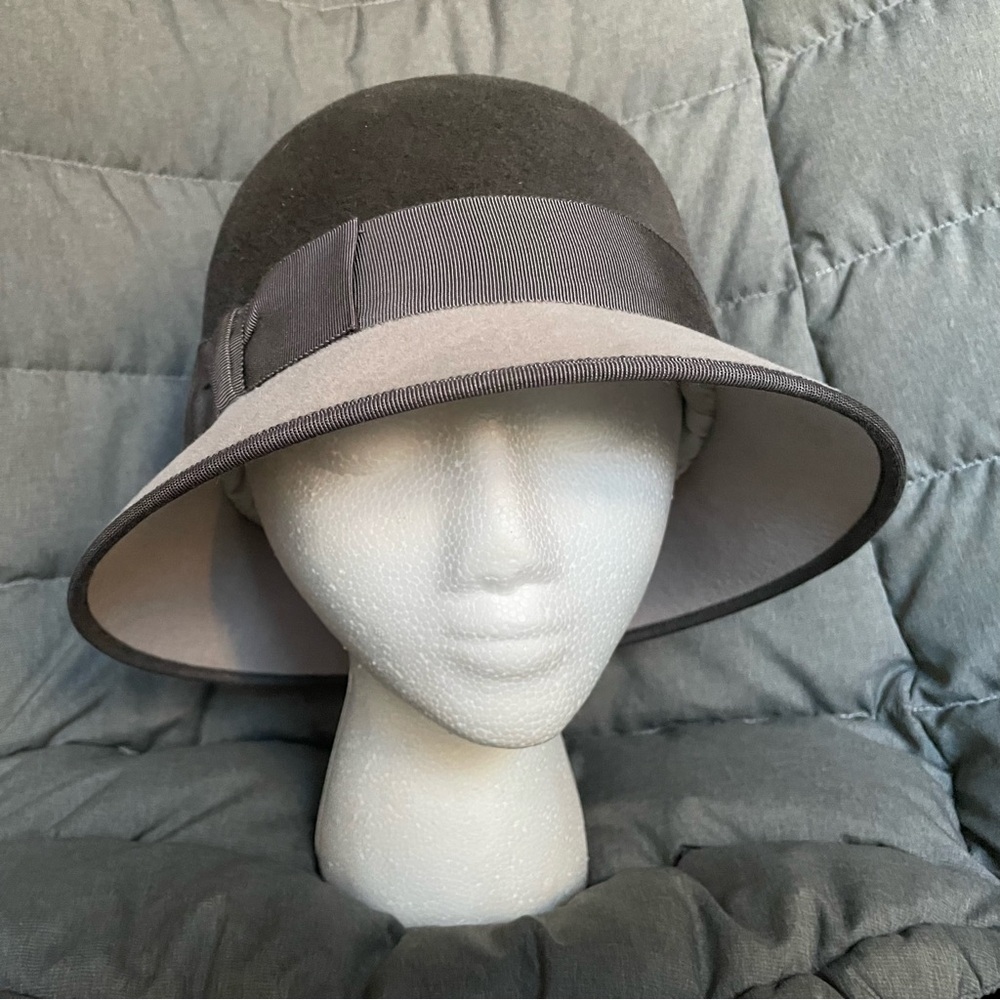 Gray Cloche Hat from Louise Green
